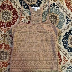 Blush, Lace Tank Top